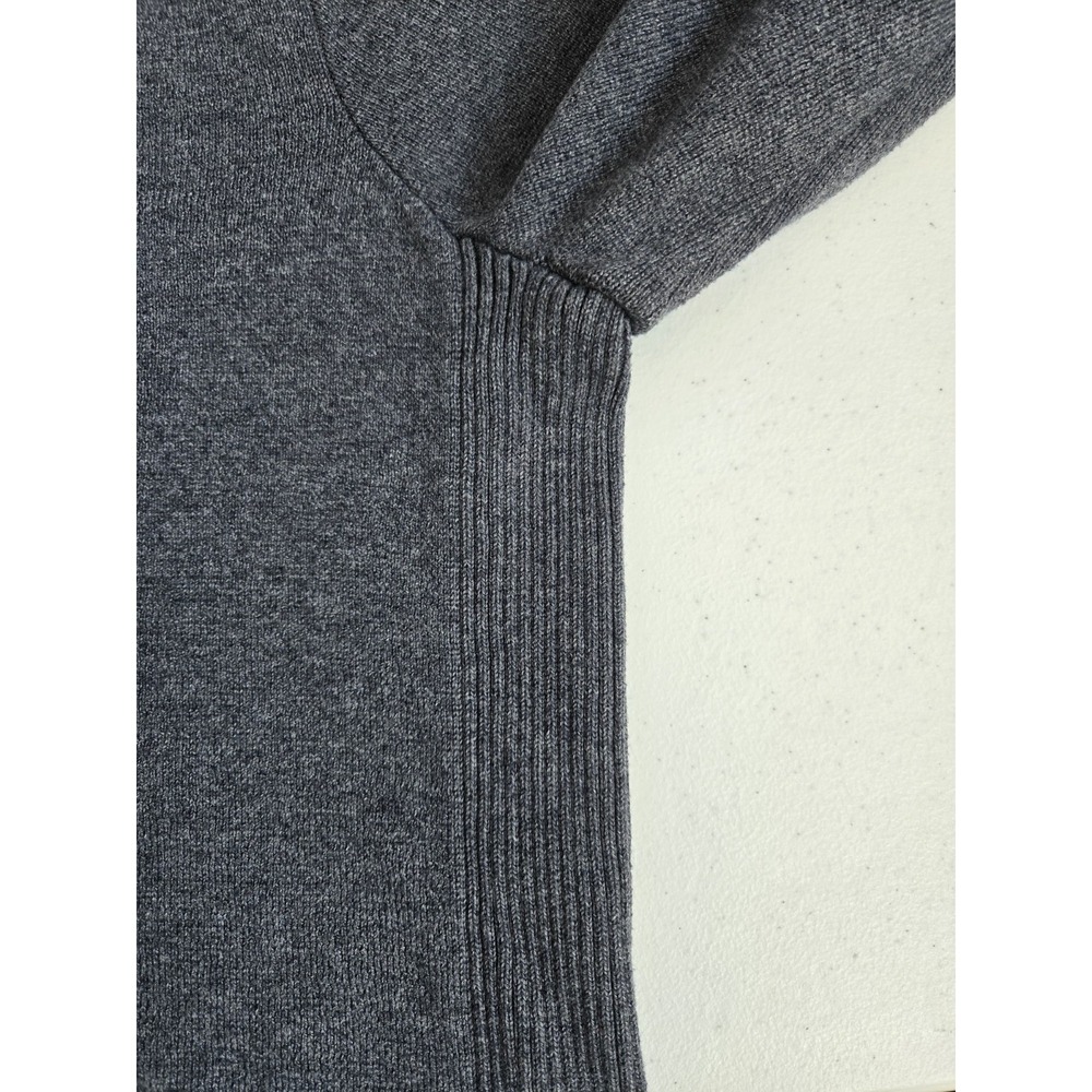 Eddie Bauer Men's XL Gray Mediumweight Thick Long Sleeve Crew Neck Knit Sweater - Picture 6 of 14